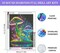 Mushroom Diamond Art Painting Kits for Adults - 5D Round Full Drill Diamond Paintings for Beginners, DIY Gem Art Crafts Perfect for Home Wall Decor Relaxation Gifts